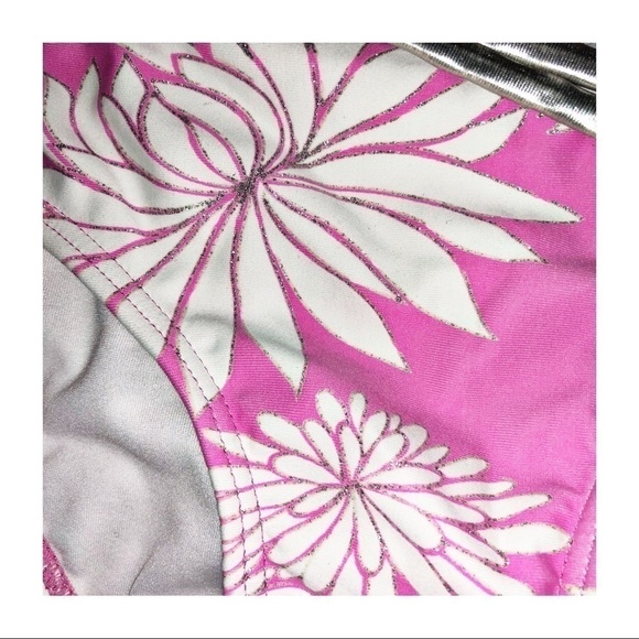 Limited Too Club Too Bikini Bottom Size 10 Floral - Picture 2 of 5